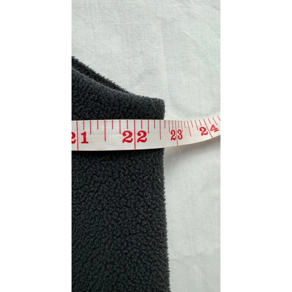The North Face Mens‎ FlashDry Fleece Vest Gray Black Full Zip Large